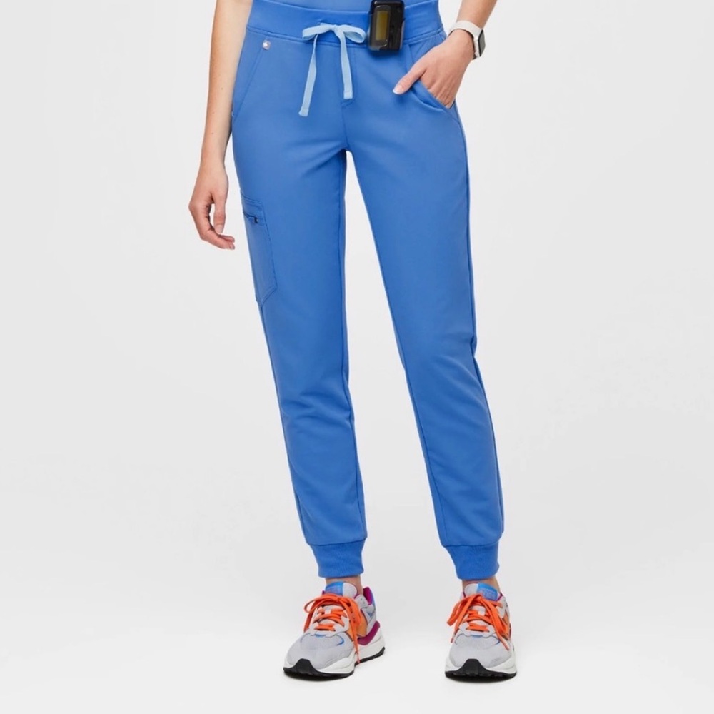 Figs Zamora Scrub Pants - capri blue - large petite